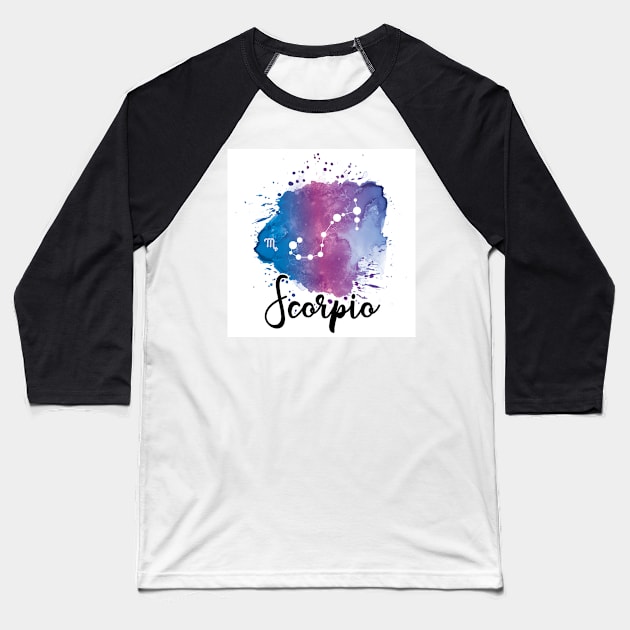 Scorpio Baseball T-Shirt by Venus Complete